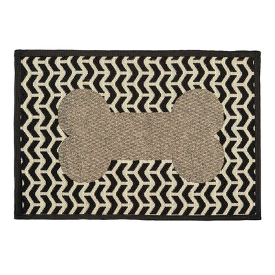 Loving Pets Bella Fashion Mats Geometric Bone Brown 842982075665