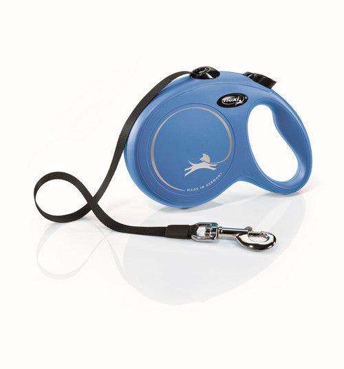 Flexi Classic Nylon Cord Dog Leash Blue 16ft LG up to 132lb