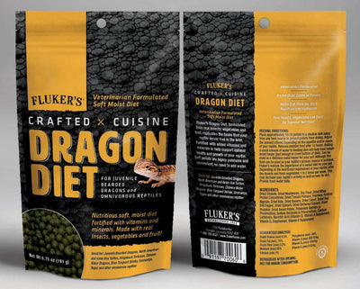 Fluker's Crafted Cuisine Juvenile Bearded Dragon Diet Dry Food 6.75 oz
