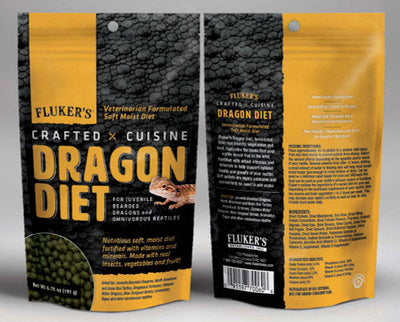 Fluker’s Crafted Cuisine Juvenile Bearded Dragon Diet Dry Food 6.75 oz - Reptile