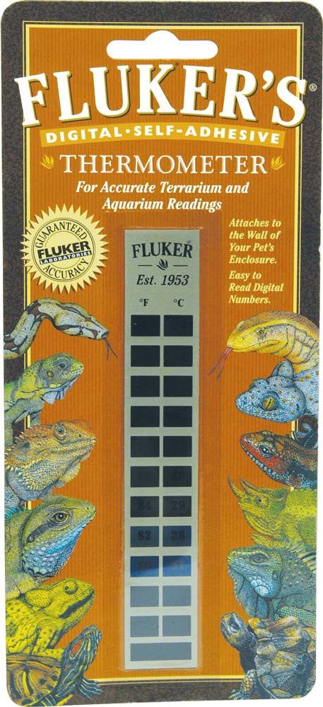 Fluker's Digital Self-Adhesive Thermometer White