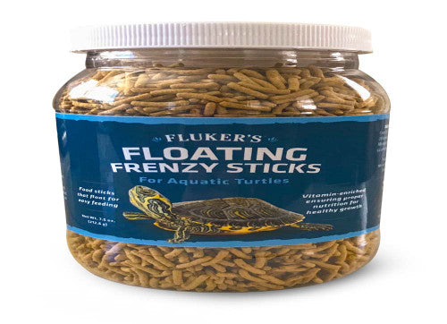 Flukerās Floating Frenzy Sticks for Aquatic Turtles 7.5 oz - Reptile