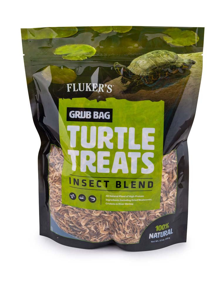 Fluker's Grub Bag Turtle Treat Insect Blend Dry Food 12 oz