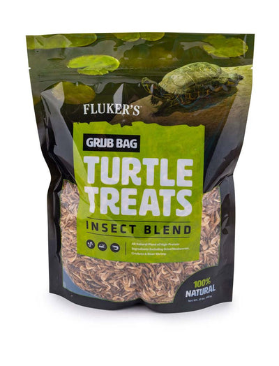Fluker's Grub Bag Turtle Treat Insect Blend Dry Food 12 oz