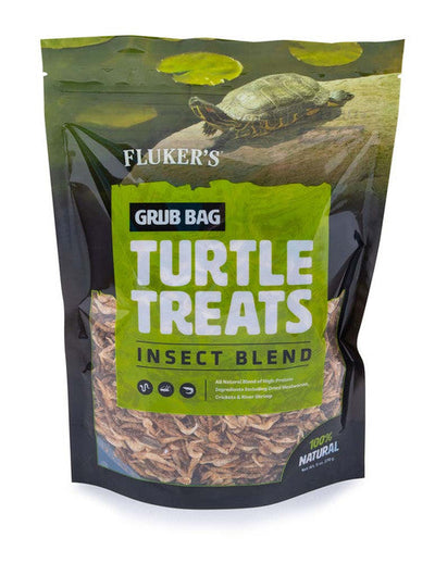 Fluker’s Grub Bag Turtle Treat Insect Blend Dry Food 6 oz - Reptile