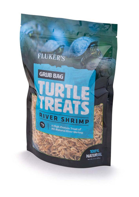 Fluker’s Grub Bag Turtle Treat Rivershrimp Dry Food 6 oz - Reptile