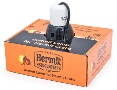 Flukerās Hermit Crab Domed Lamp Black 5.5 in - Reptile