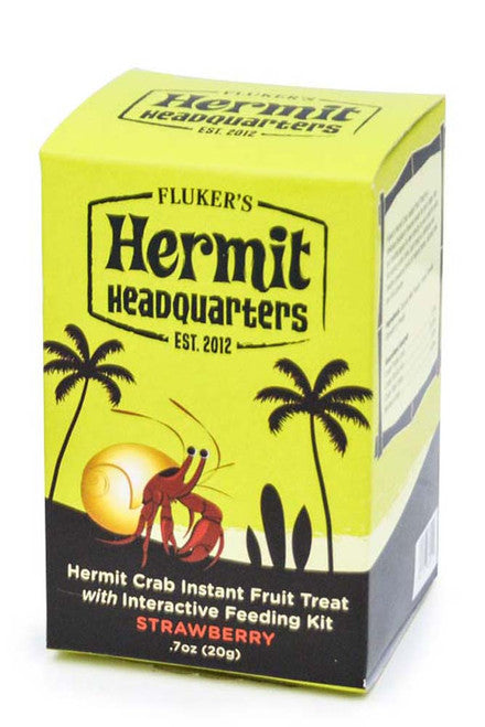 Fluker’s Hermit Crab Instant Strawberry Fruit Treat 0.7 oz - Reptile