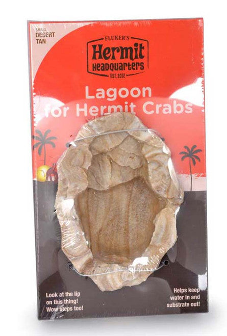 Fluker’s Hermit Crab Lagoon Desert Tan 6in X 4in SM - Reptile