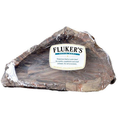 Fluker’s Repta - Bowl Non - porous Food and Water Bowl Multi - Color 9in LG - Reptile
