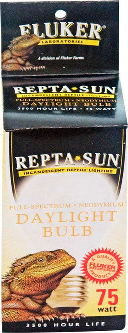 Fluker’s Repta - Sun Full - Spectrum Neodymium Daylight Bulb 60 Watts - Reptile
