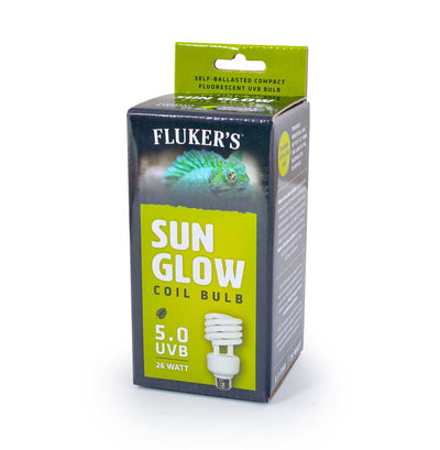 Fluker's Sun Glow 5.0 UVB Tropical Fluorescent Bulb White 26 Watt