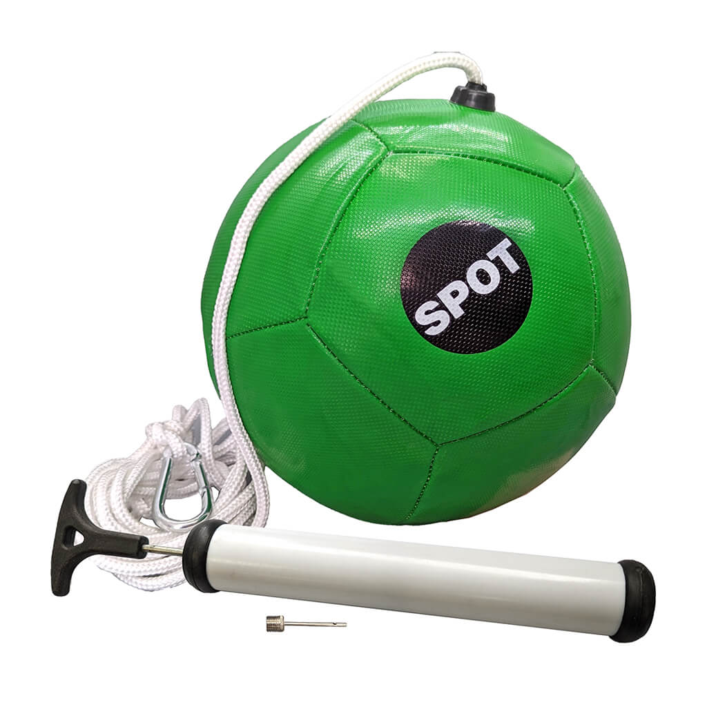 Spot Tether Ball w/Rope Dog Toy 077234547441