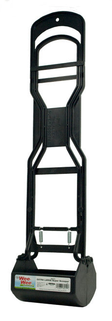 Four Paws Allenโs Super Dog Scooper For Grass Plain Hard Surfaces Black 6โ x 6.38โ 29โ
