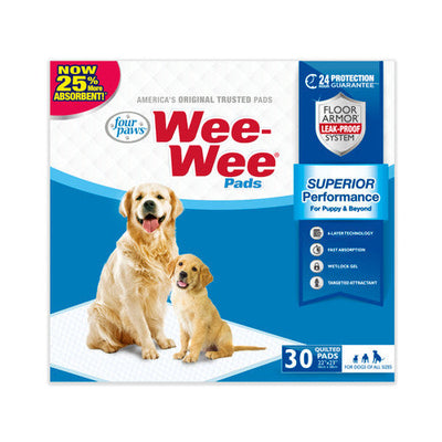 Four Paws Wee - Wee Superior Performance Dog Pee Pads Standard 30 Count