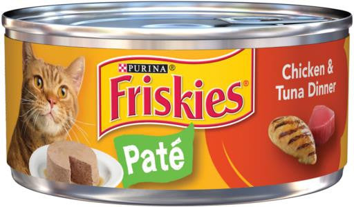 Friskies Classic Pate Chicken & Tuna Dinner 24/5.5OZ {L-1} 050291 050000424443