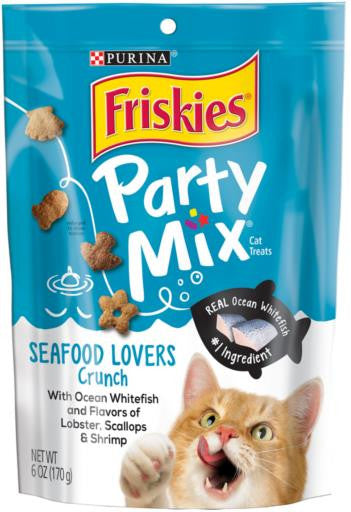 Friskies Party Mix Crunchy Seafood Lovers 6/6Z