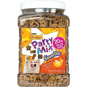 Friskies Party Mix Favorites Lip Lickin’ Chicken Flavor 3/20oz {L + 1} 050079 - Cat