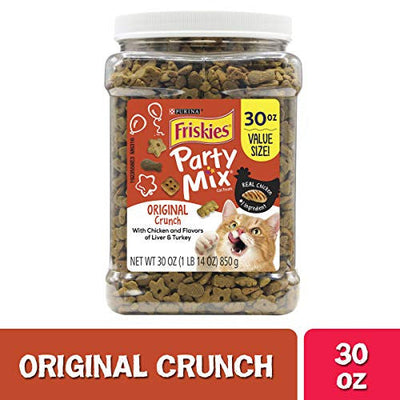 Friskies Partymix Crunch Original Canister 3/30oz {L + 1} 050578 - Cat