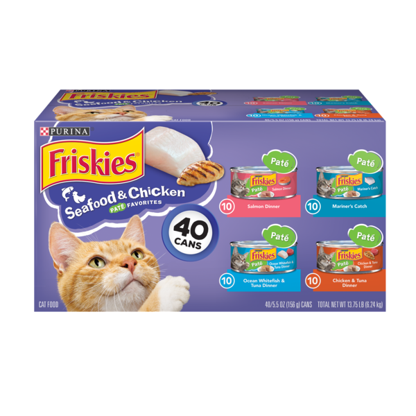 These tasty pate recipes feature nutritious real meat, and are packed with everything your cat needs to stay looking and feeling his best, like protein, antioxidants and healthy omegas. Plus, the formula is enhanced with vitamins, minerals and essential taurine for nose-to-tail well-being in every bite. Since it?s made with plenty of moisture, it also provides essential hydration to help support urinary health. So open up the easy pull tab and turn mealtime into yum time.