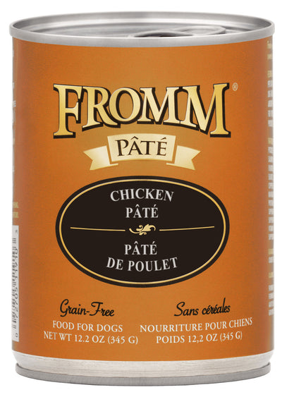 Fromm Chicken Pate Canned Dog Food 12.2 oz