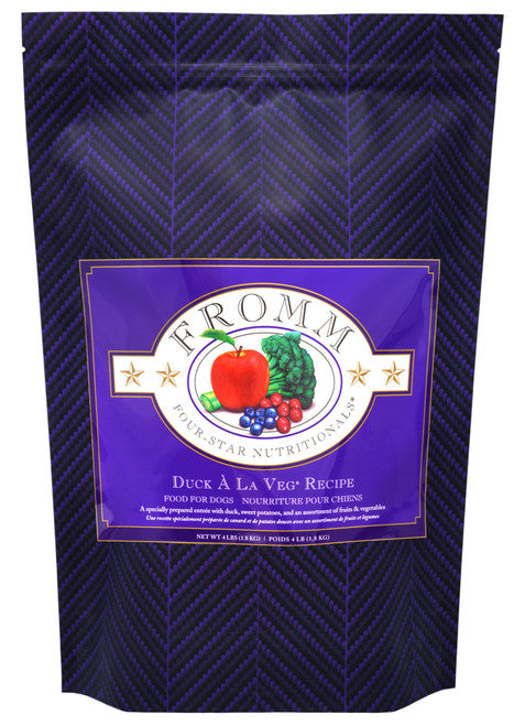 Fromm Four - Star Duck A La Veg Recipe Dog Food 4 lb