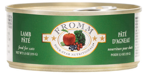 Fromm Four - Star Lamb Pate Canned Cat Food 5.5 oz