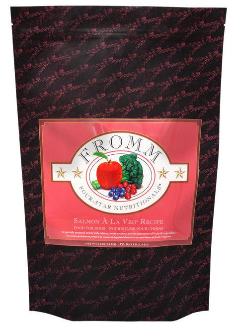 Fromm Four - Star Salmon A La Veg Recipe Dog Food 4 lb