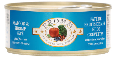 Fromm Seafood & Shrimp Pate Canned Cat Food 5.5 oz