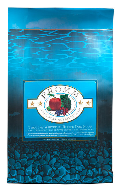 Fromm Four - Star Trout & Whitefish Recipe Dog Food 26 lb