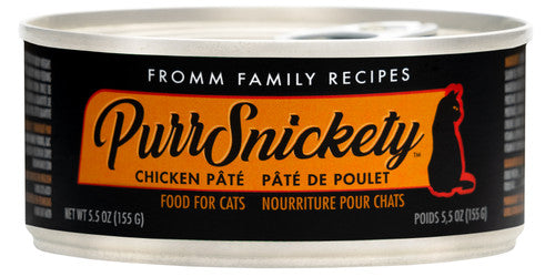 Fromm PurrSnickety Chicken Pate Canned Cat Food 5.5 oz