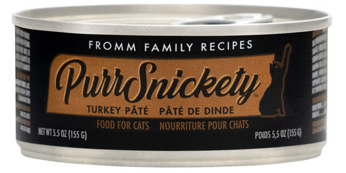 Fromm PurrSnickety Turkey Pate Canned Cat Food 5.5 oz