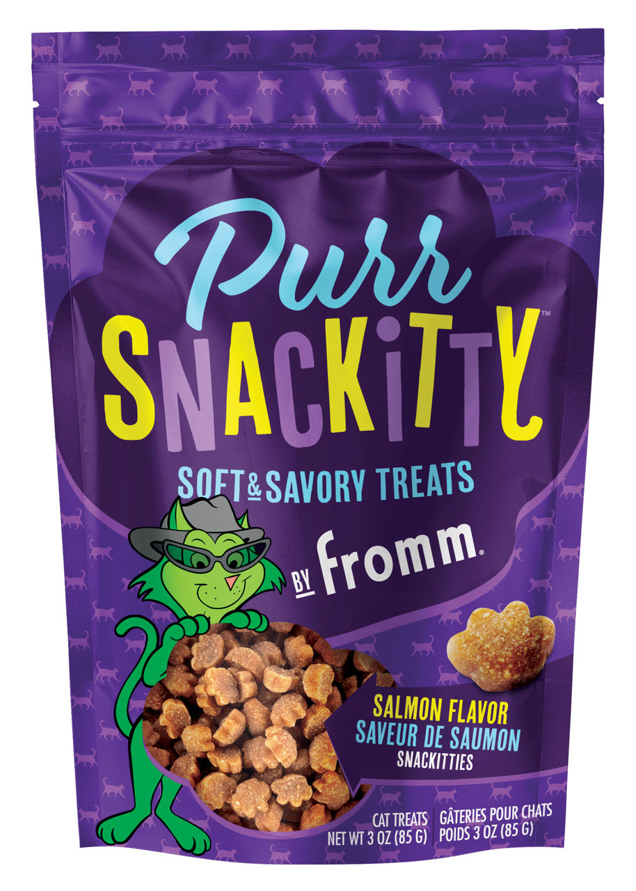 Fromm Salmon Flavor Snackitties Cat 3 oz