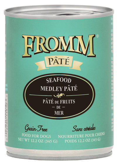 Fromm Seafood Medley Pate Canned Dog Food 12.2 oz
