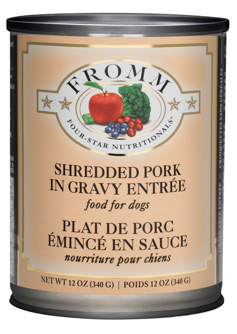 Fromm Shredded Pork in Gravy Entree 12 oz - Dog