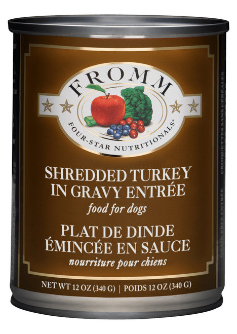 Fromm Shredded Turkey in Gravy Entree 12 oz - Dog