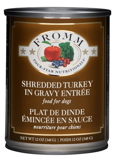 Fromm Shredded Turkey in Gravy Entree 12 oz