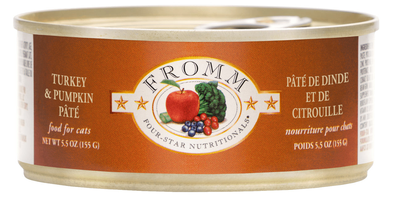 Fromm Turkey & Pumpkin Pate Canned Cat Food 5.5 oz