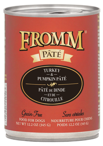 Fromm Turkey & Pumpkin Pate Canned Dog Food 12.2 oz