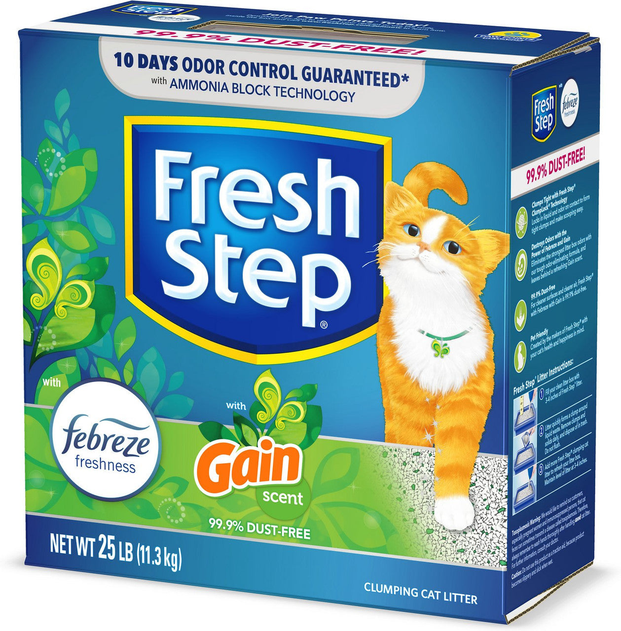 FRSH STEP GAIN SCNT LTR 25 lb 044600325606