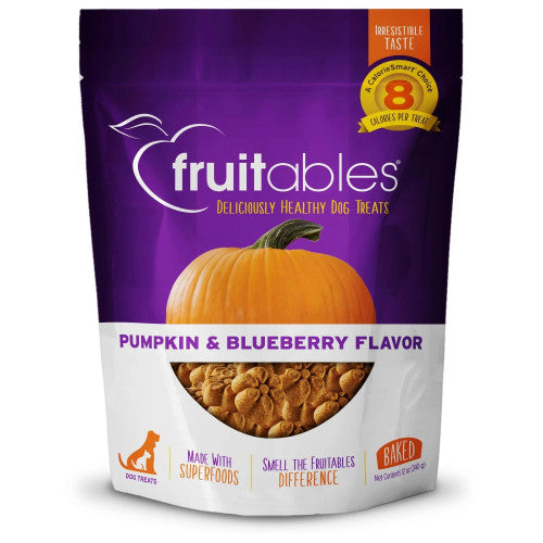 Fruitables Pumpkin Blueberry Crunchy Treat 8 / 12 oz - Dog
