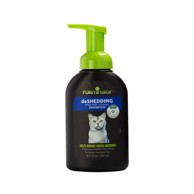 FURminator Deshedding Rinse Free Foaming Cat Shampoo 8.5 Ounces