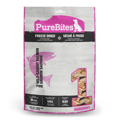 PureBites Freeze Dried Pure Dog Treats Salmon 9.5 oz 878968003100