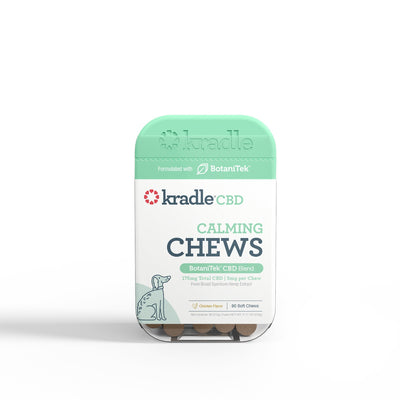 Kradle Calming CBD Dog Chews 175mg Chicken 90 ct 850038315214
