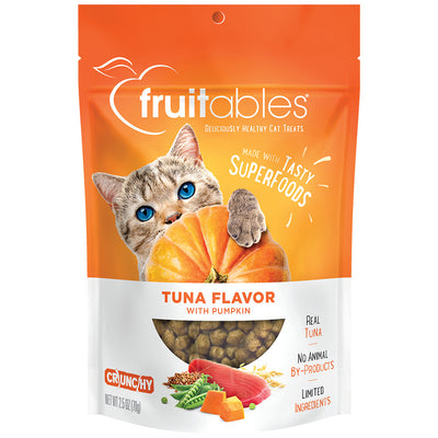 Fruitables Limited Ingredient Crunchy Cat Treats Tuna w/Pumpkin 2.5 oz 852978008515