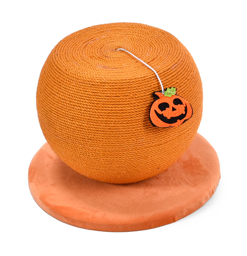 Max & Marlow Apple Novelty Cat Scratcher Pumpkin 810162076924