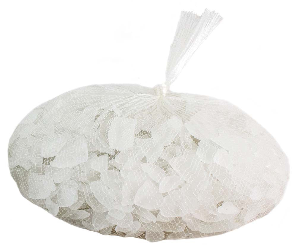 Galapagos Aquarium Sea Glass Frosted White 4 lb