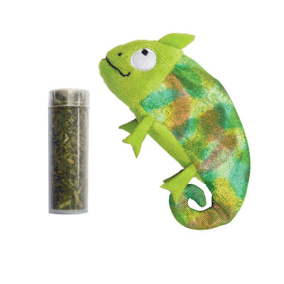KONG Refillables Critter Catnip Cat Toy Chameleon 035585458090