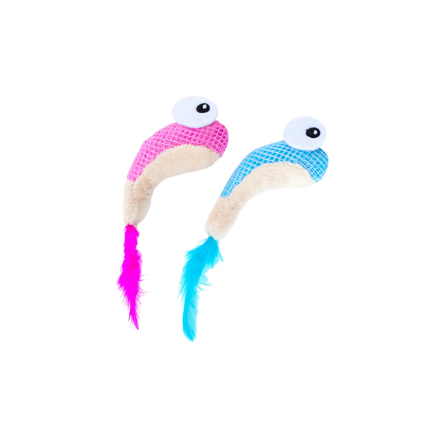 Petstages Catstages Dental Shrimpies Cat Chew Toy 2 pk 700603678360