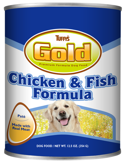 Tuffy's Gold Canned Dog Food Chicken & Fish 12ea/12.5 oz 073893025511